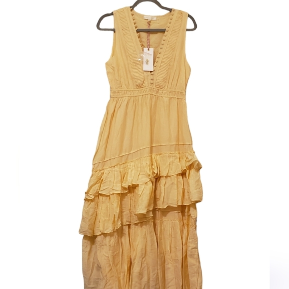 Loveshackfancy Jordie Dress Warm Sand NEW - Picture 6 of 8